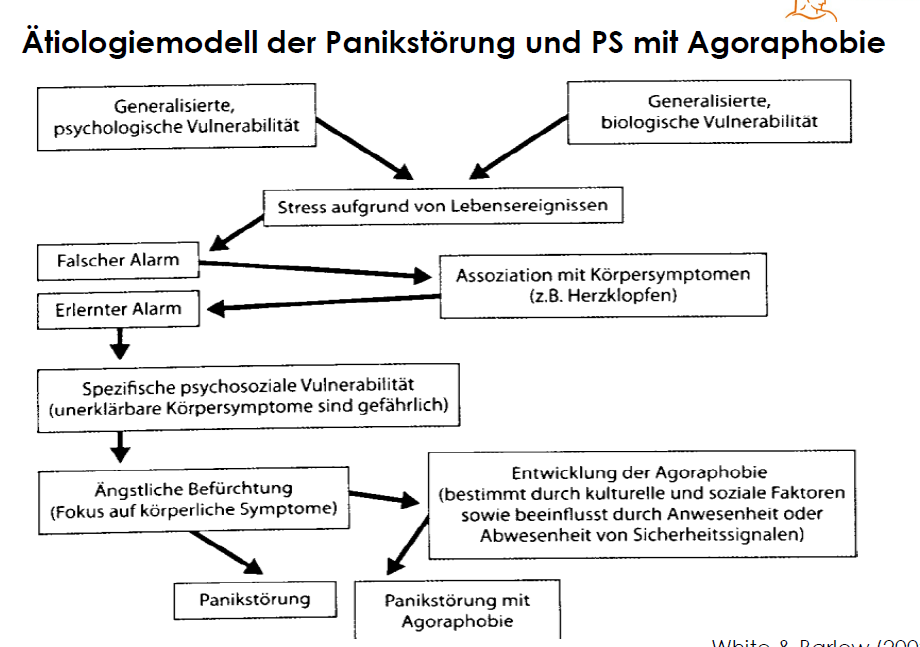 Ätiologiemodell der Panikstörung und PS mit Agoraphobi Klinische