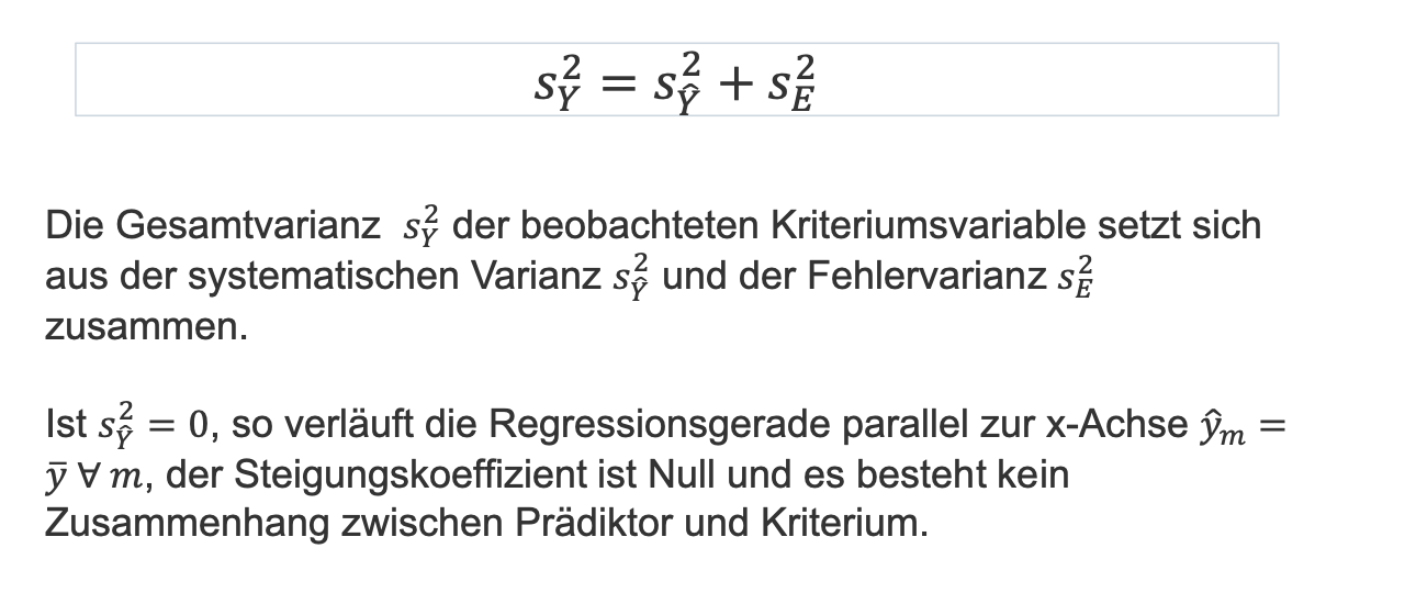 Wie setzt sich die Gesamtvarianz der beobachteten Kriter