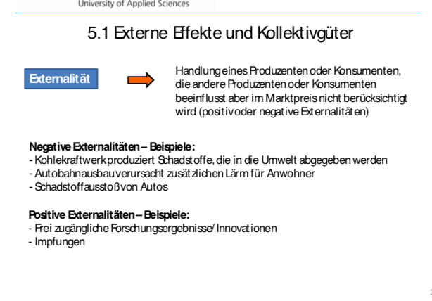 Externe Effekte Und Kollektivgüter | Mikro | Repetico