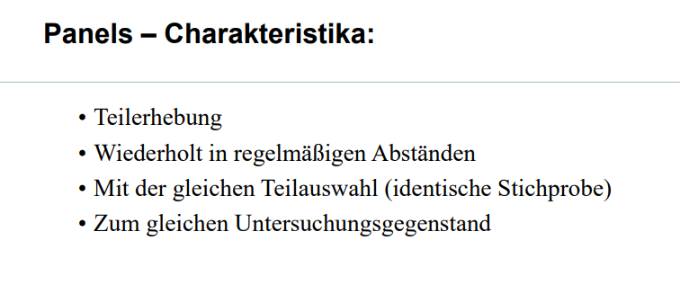 Was Sind Charakteristika Von Panels? | Marktforschung | Repetico