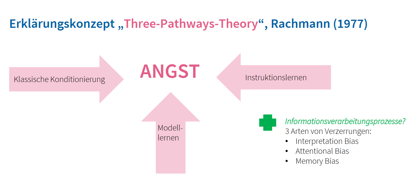 Beschreibe die Three-pathway-theory von Rachmann | Klinische Kinder ...