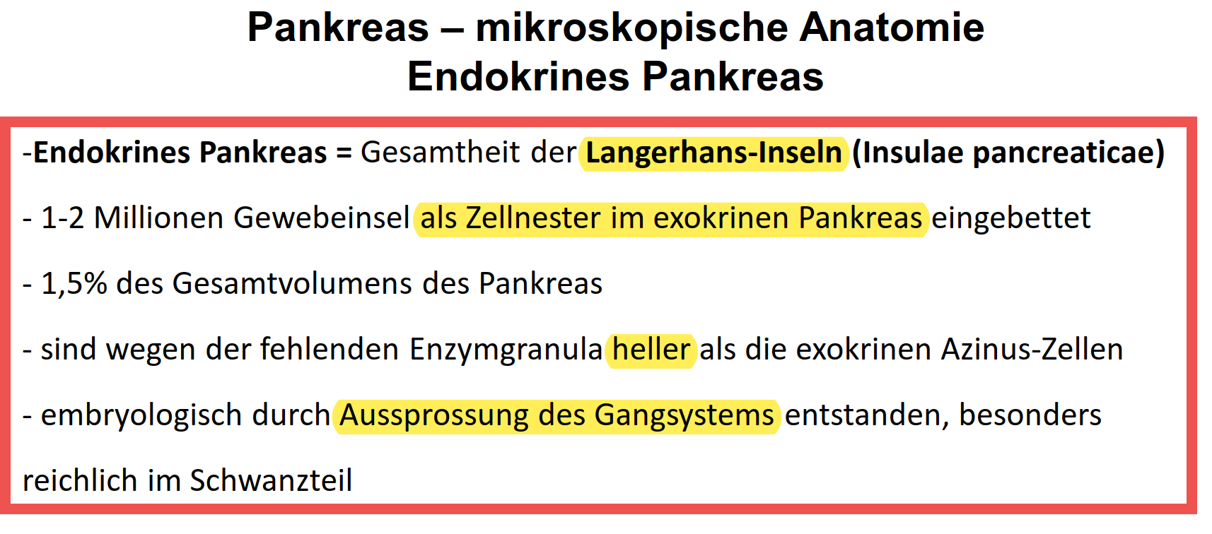 Endokrine Und Exokrine Drüsen Welche Zellen zählen zum endokrinen Teil der Pankreas? | Mikro VL3