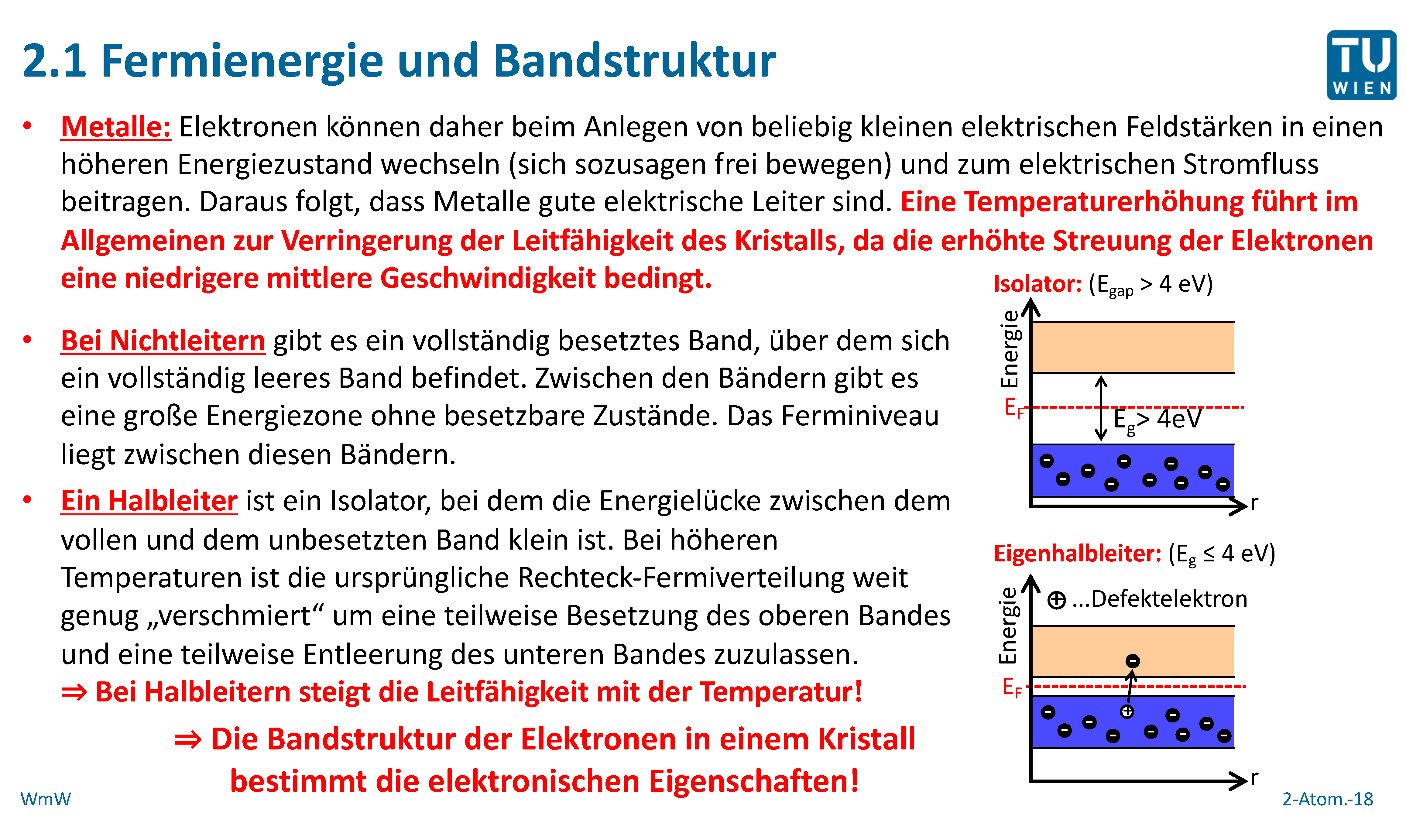 Beschreiben Sie die charakteristischen Merkmale von Halb... | Werkstoffkunde metallischer ...