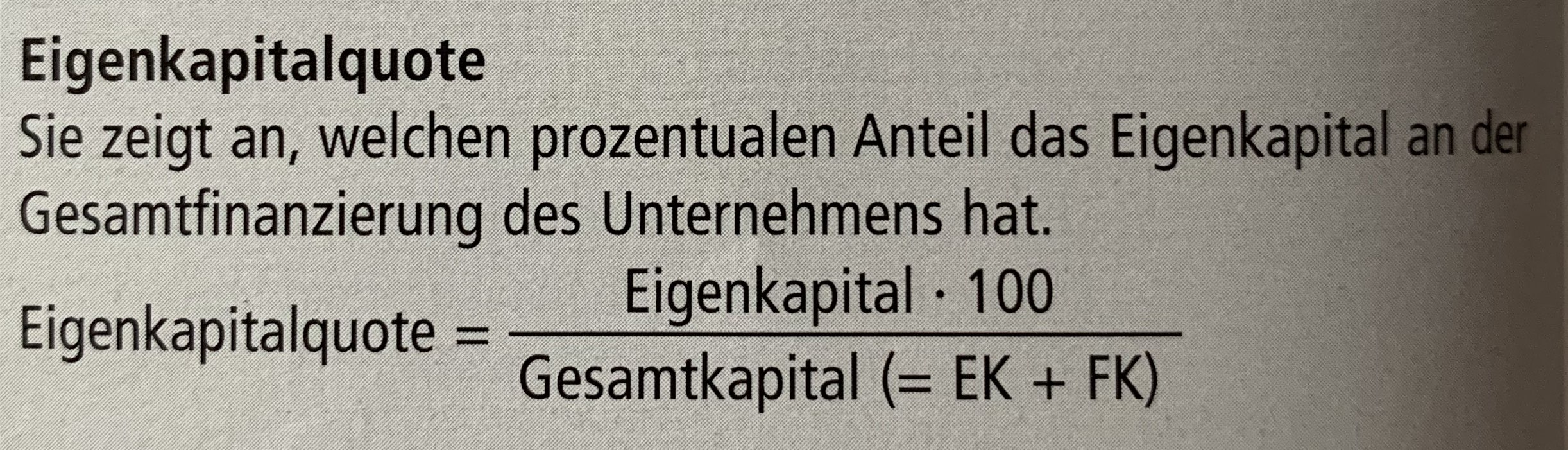 Wie Ist Die Formel Von „Eigenkapitalquote“? | IHK Kaufmann/-frau Im ...