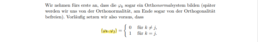 Was bedeutet orthogonal / orthonormal / ein Orthogonalsy