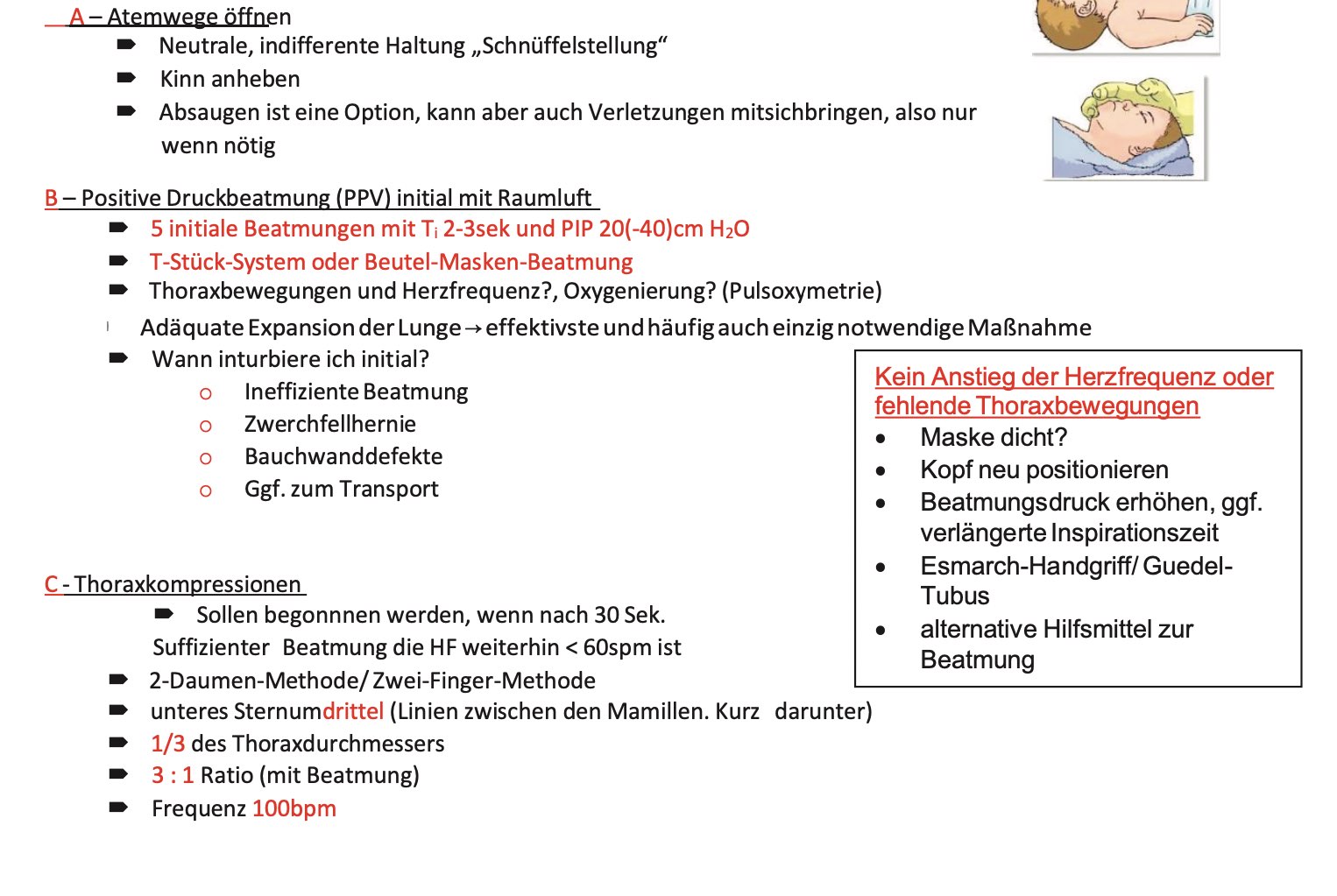 Ablauf der neonatalen Reanimation | Neonatologische Intensi…